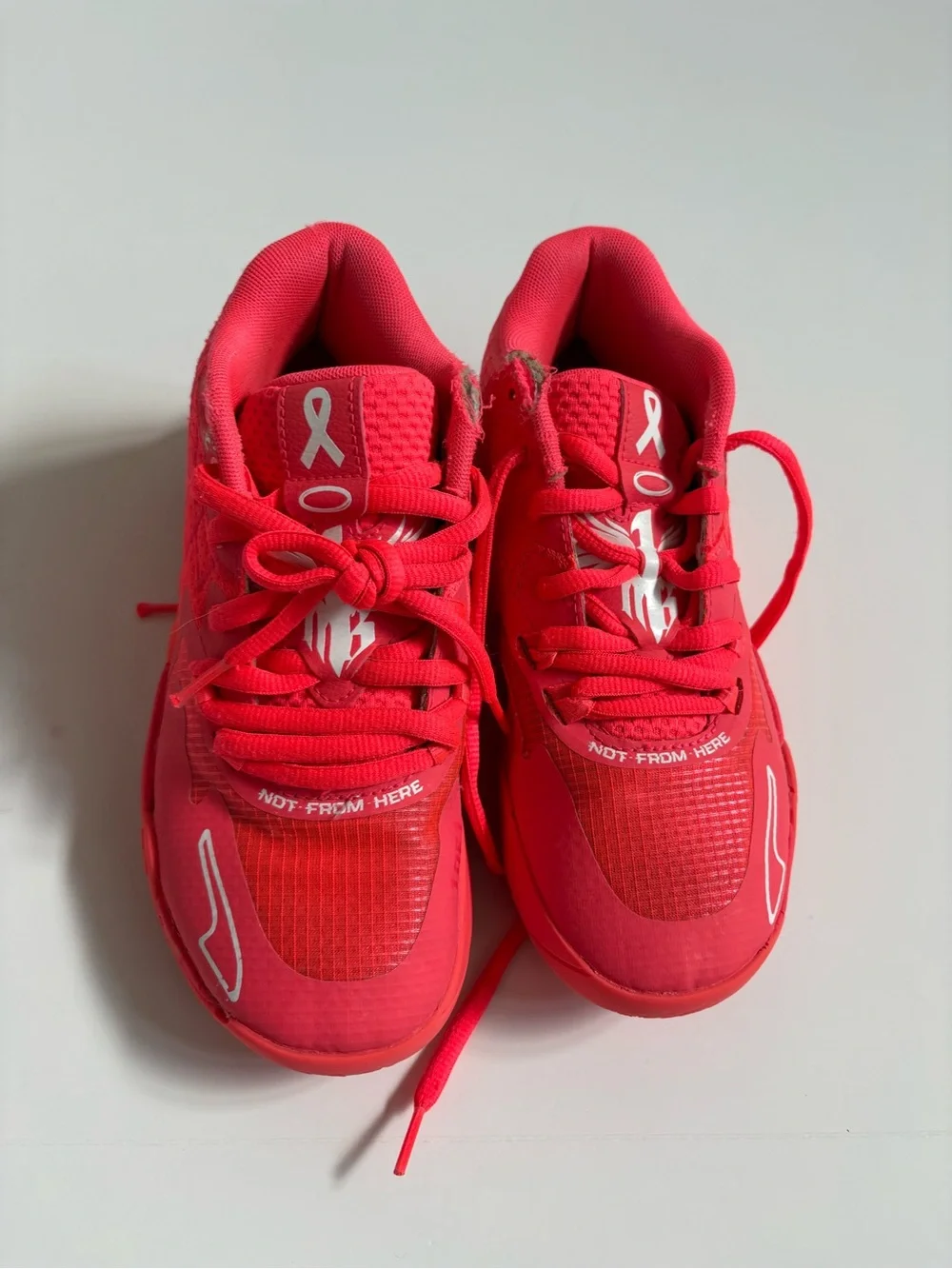 Lamelo Ball Puma Kids' Bright Red High-Top Sneakers